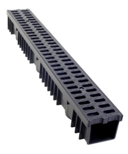 Bielbet A15 Drainage Channel x 1m Plastic Grate